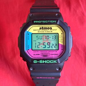 ★即決有★ atmos 星柄ベルト 限定 atmos G-SHOCK アトモス DW-5600VT Gショック スピード DW-5600 G-SHOCK Gショック カシオ　★良品★