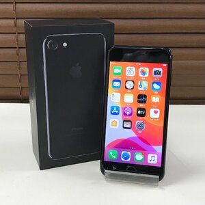 ☆ジャンク/割れ/中古品☆ ドコモ iPhone 7 128GB MNCP2J/A ジェットブラック SIMロック解除済み 〇判定