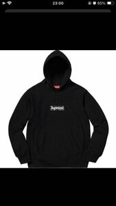 supreme bandana box logo hooded 黒 L 送料無料 シュプリームパーカー バンダナボックスロゴ