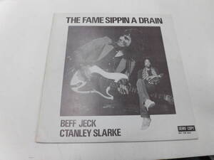 見本盤LP BEFF JECK CTANLEY SLARKE/THE FAME SIPPIN A DRAIN