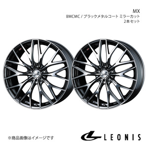 LEONIS/MX ムラーノ Z50 アルミホイール2本セット【19×8.0J 5-114.3 INSET43 BMCMC】0037448×2