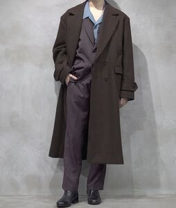 新品タグ付き WOOL DOUBLE BREASTED COAT Ｍサイズ