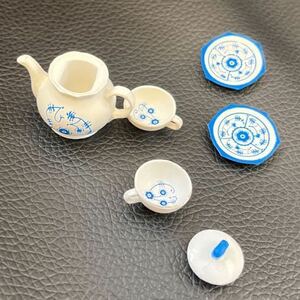 ミニチュア中華茶器、ドール小物、シルバニア ファミリー、ドールハウス、ジオラマ等、おままごと、お茶紅茶食器ティーセットシルバニア