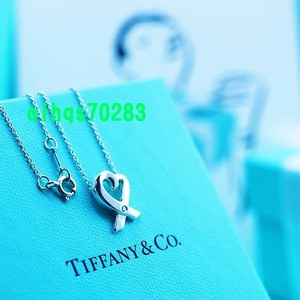 ♪即決♪新品　未使用 TIFFANY &Co. ティファニー ラビングハートダイヤネックレス