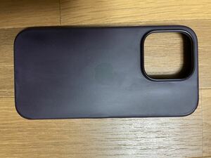 本物保証　中古使用 iphone14 Pro純正 シリコンケース 紫