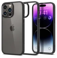 iPhone14ProMax ケース 衝撃吸収 耐衝撃 ワイヤレス充電対応 黒