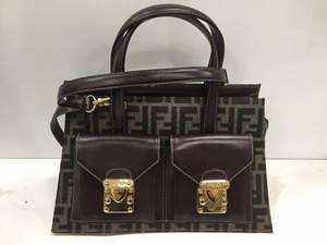 フェンディ FENDI フェンディ ズッカ 2WAY ショルダーバッグ