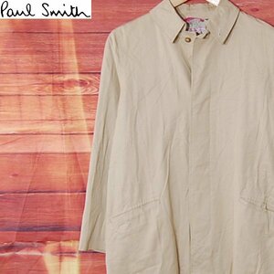 ピーエスポールスミスウィメンPS Paul Smith Women■コットン ステンカラーコート■40■ベージュ ※NK4216228