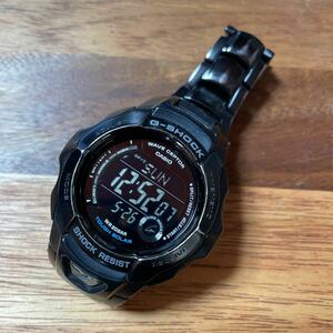 【1円スタート】訳あり CASIO G-SHOCK GW-700BTJ 電波ソーラー ブラックフォース チタンモデル 可動品 