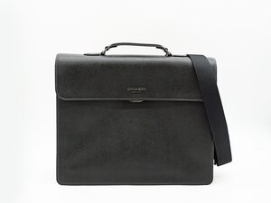 ◇美品【COACH コーチ】2WAYブリーフケース CA013 ブラック