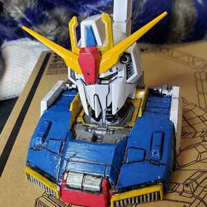 塗装スミイレ済み完成品 機動戦士 Zガンダム ゼータGUNDAM ヘッドディスプレイベース HEAD DISPLAY BASE ガンプラ GUNPLA バンダイ BANDAI