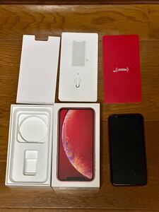 【中古品】Apple iPhone XR 64GB レッド 動作未確認/アイフォン/スマホ/携帯電話/スマートフォン/ジャンク品/SIMフリー :YU