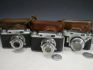 ◆Konica【Ⅰ】【Ⅲ】レンジファインダー 計3点まとめて USED品 コニカ