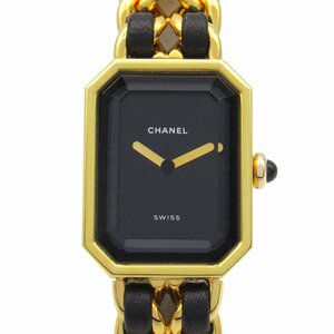 シャネル プルミエールM ブランドオフ CHANEL GP（ゴールドメッキ） 腕時計 GP/革 中古 レディース