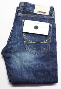 FACTOTUM (ファクトタム) E REGULAR DENIM / Eレギュラーデニム スーパースリム #01040521 美品 インディゴ w29