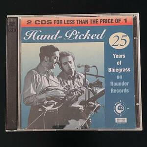 Various Hand-Picked: 25 Years Of Bluegrass Music On Rounder Records CD 1995 US Press Bluegrass