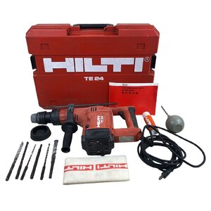 USED HILTI ヒルティ ロータリーハンマドリル TE24 電動工具 DIY ケース 付属品付 100V 8.0A 740W 通電 動作確認済み ハンマドリル