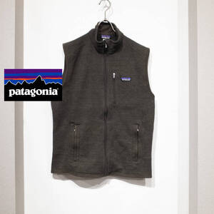 M / Patagonia パタゴニア ベター セーター ベスト フリース ボア メンズ ダーク ブラウン 霜降り 古着 アウトドア BETTER SWEATER VEST