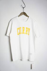 美品 24SS TANGTANG タンタン CURRY Tee 半袖 プリント Tシャツ カットソー T-5115 白 サイズL 本物 729O