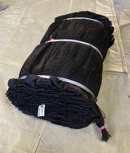 【 漁網の価格破壊 】 新品 送料無料　魚網 漁網 fishingnet　ネット 黒 （多用途 多目的 漁師網 漁具 船 カッパ 魚群探知機 防球 鳥よけ）