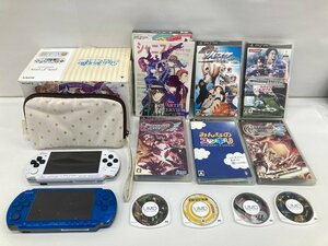 PSP おまとめ 本体 PSP3000/ソフト 黒子のバスケ・PHANTASY STAR・他/ケース うたぷり【CIAX7027】