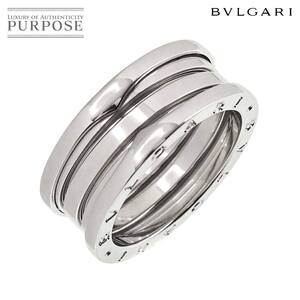 ブルガリ BVLGARI ビーゼロワン 3バンド #59 リング K18 WG ホワイトゴールド 750 指輪 B-ZERO1 Ring 90255644