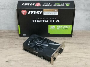 NVIDIA MSI GeForce GT1030 2GB AERO ITX OC 【グラフィックボード】