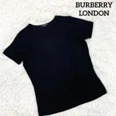 BURBERRY LONDON バーバリー 半袖 Tシャツ ブラック サイズ2
