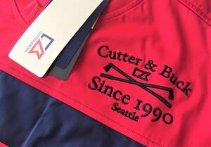 ◆CUTTER＆BUCK◆カッターバック◆長袖ウィンドジャケット◆M◆レッド