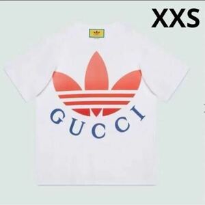 adidas x Gucci コットン Tシャツ XXS 白Tシャツ