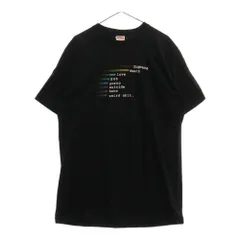 SUPREME (シュプリーム) 18SS Love Death Tee ラブ デス フロントプリント クルーネック 半袖Tシャツ カットソー ブラック