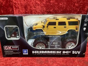 10-16-724 ★J トイラジコン おもちゃ 大きいサイズ 玩具 1/12スケール ハマー HUMMER H2　SUV未使用品