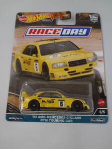 ホットウィール　Hot Wheels　’94 AMG-MERCEDES C-CLASS DTM TOURING CAR　RACEDAY　メルセデス Cクラス　ツーリングカー