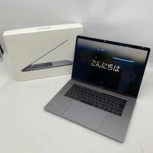 04wy2480△ Apple MacBook Pro 15.4インチ MR942J/A A1990 SSD 512GB メモリ 16GB スペースグレイ 動作確認・初期化済 中古品