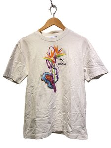 PUMA◆Tシャツ/S/コットン/WHT/538804-02