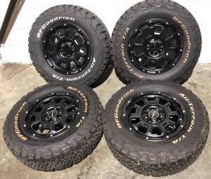 JAOS ADAMAS BL5 16インチ 7J+40 PCD114.3 5穴 マットブラック BF Goodrich All-Terrain T/A K20 LT235/70R16 デリカ等 ジャオス