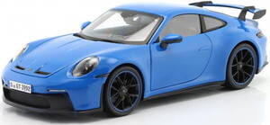 Maisto 1/18 ポルシェ 911 GT3 2022 ブルー 完成品ダイキャストミニカー MS36458BL　送料無料　新品