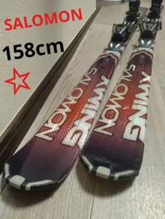 【SALOMON☆】158cm　スキー板セット♪　送料無料！