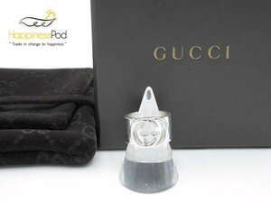 グッチ　GUCCI　インターロッキング　SV925　リング　約9.7g　