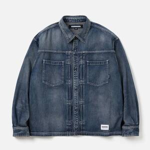 2024秋冬　新作　Lサイズ 　インディゴ　WASHED DENIM SHIRT LS　ネイバーフッド　neighborhood　242SPNH-SHM06