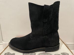 レッドウィング　08186 red wing ペコス　ビームス別注　ブラックスエード　エンジニア　セッター　プレーントゥ　 ブラック PT91 PT83