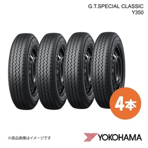 YOKOHAMA ヨコハマタイヤ G.T.SPECIAL CLASSIC Y350 165/80R13 ヒストリックカー用タイヤ 4本 165 80 13 H R6219