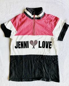 ジェニーラブ　タートル　ジッパー付き半袖Tシャツ 130cmテニス　ユニフォーム風　125〜135cm Jenni Love