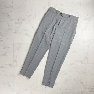 新品未使用 ZARA ザラ 大きいサイズ センタープレスジョガーパンツ ボトムス レディース グレー系 サイズ42*SC1095