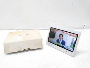 ♪動作品 au PHOTO-U TV ZTS11 ポータブルテレビ ワンセグ デジタルフォトフレーム 元箱/リモコン付き 0919-41E @80♪