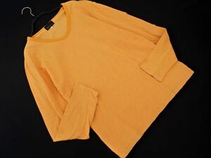 THE SHOP TK ザショップティーケー タケオキクチ ロングスリーブ Tシャツ カットソー size4/マスタード ◇■ ☆ eha9 メンズ