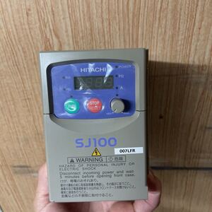 hitachi インバータ　日立　sj100 007lfr 0.75kw 200v 実働外し　ジャンク品　返品返金不可　送料無料