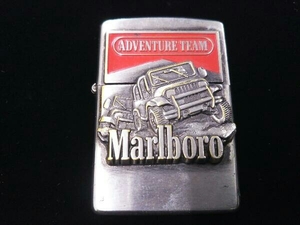 Zippo Marlboro ADVENTURE TEAM 1997年8月製 メタル貼り