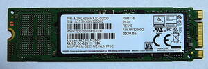 M.2 SSD 2280 SATA 256GB Samsung 使用時間 279時間 動作確認済み 送料無料