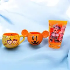 ディズニー ダッフィー ミッキー ハロウィン マグカップ コップ　3点セット